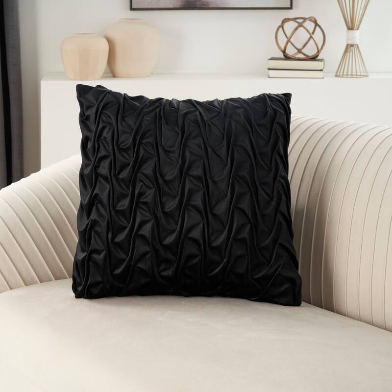 Mina Victory Lifestyle Solid Throw Pillow