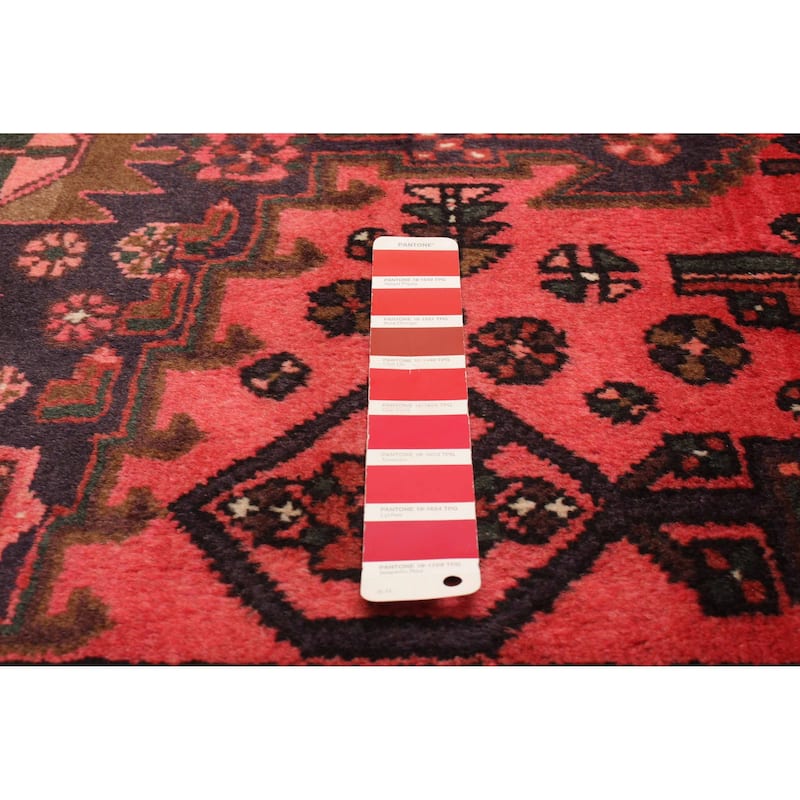 ECARPETGALLERY Hand-knotted Andelz Red Wool Rug - 4'1 x 6'11