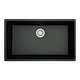 preview thumbnail 10 of 52, Karran Undermount 32.5 in. Large Single Bowl Quartz Kitchen Sink Kit