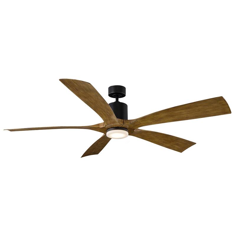 Aviator Indoor and Outdoor 5-Blade Smart Ceiling Fan 70in with Remote Control (Light Kit Sold Separately)