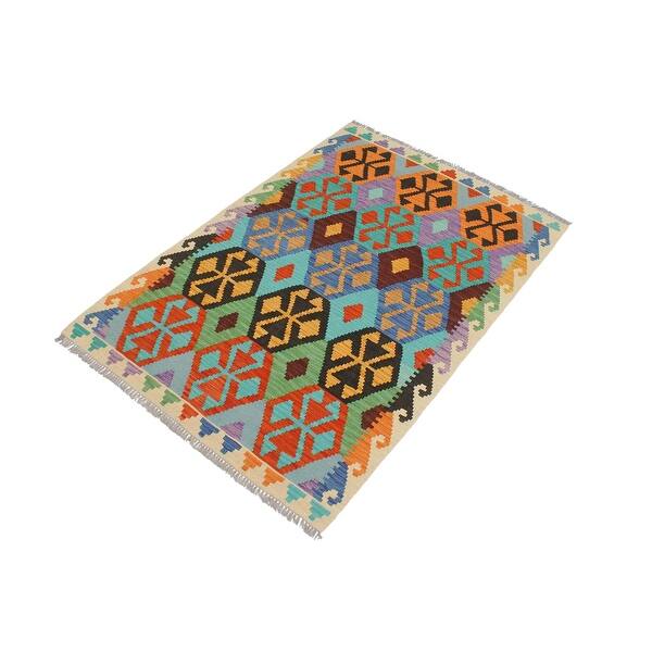 Rustic Turkish Kilim Zane Hand Woven Area Rug 3 3 X 5 0 Overstock 32540769