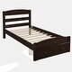 preview thumbnail 12 of 32, Twin Size Platform Bed Frame with Storage Drawer Panel Bed for Kids, Teens, Girls, Boys No Box Spring Needed, Easy Assembly