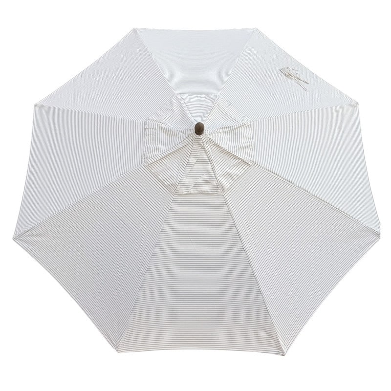 Tropishade 11' Market Umbrella with Sunbrella 14050-01 Scale Cloud
