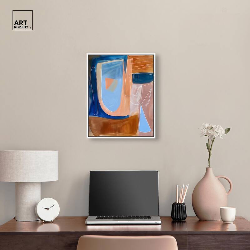 An Abstract Oil II Canvas by Art Remedy