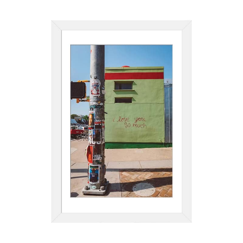 iCanvas "I Love You So Much Austin" by Bethany Young PFA - White - 32x24x1