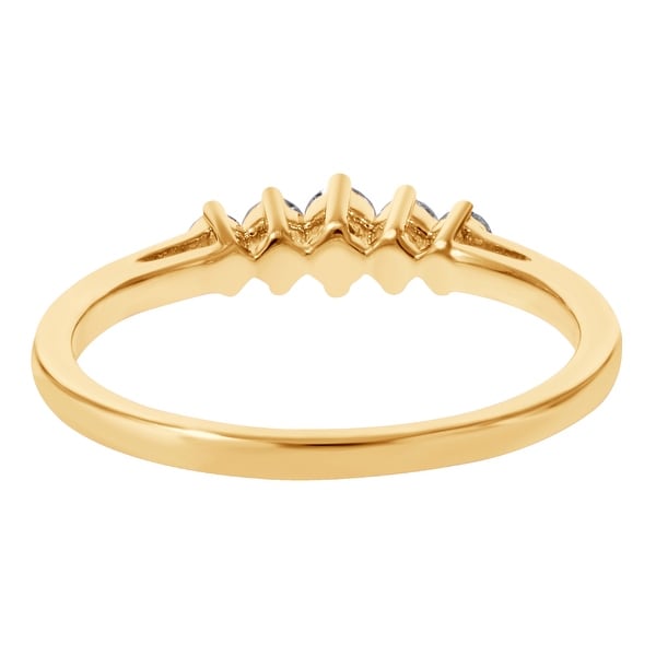 Prism Jewel 0.16Ct G-H//I1 Round Natural Diamond Designer Bypass Ring