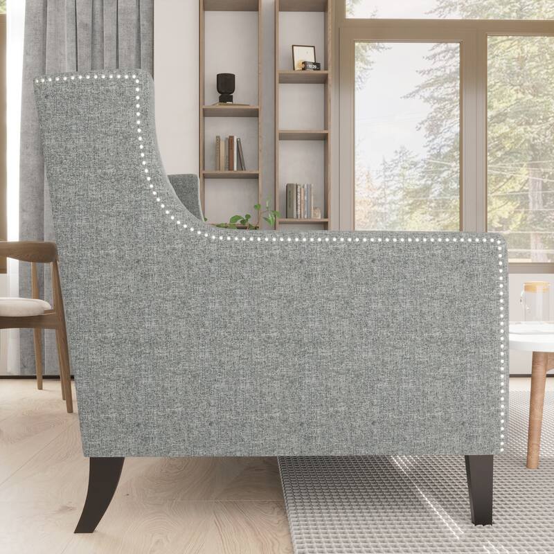 78.75'' Grey Polyester 3 - Seater Mid Century Modern Comfy Sofa for Living Room and Bedroom