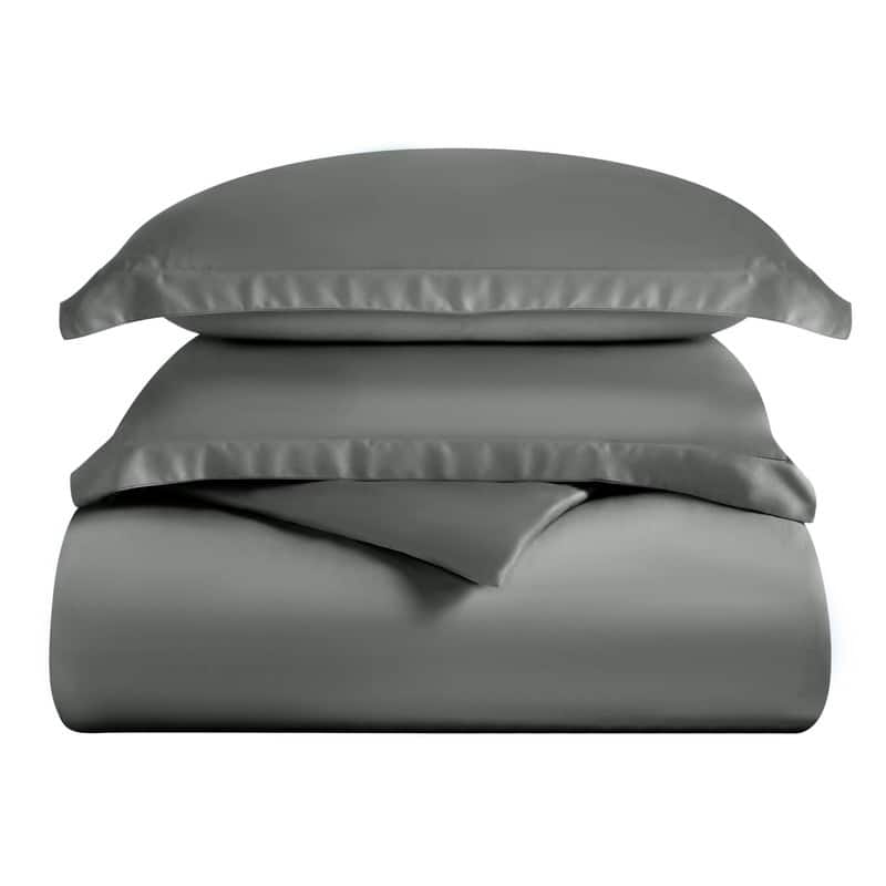 Superior 300 Thread Count Rayon From Bamboo Solid Duvet Cover Set