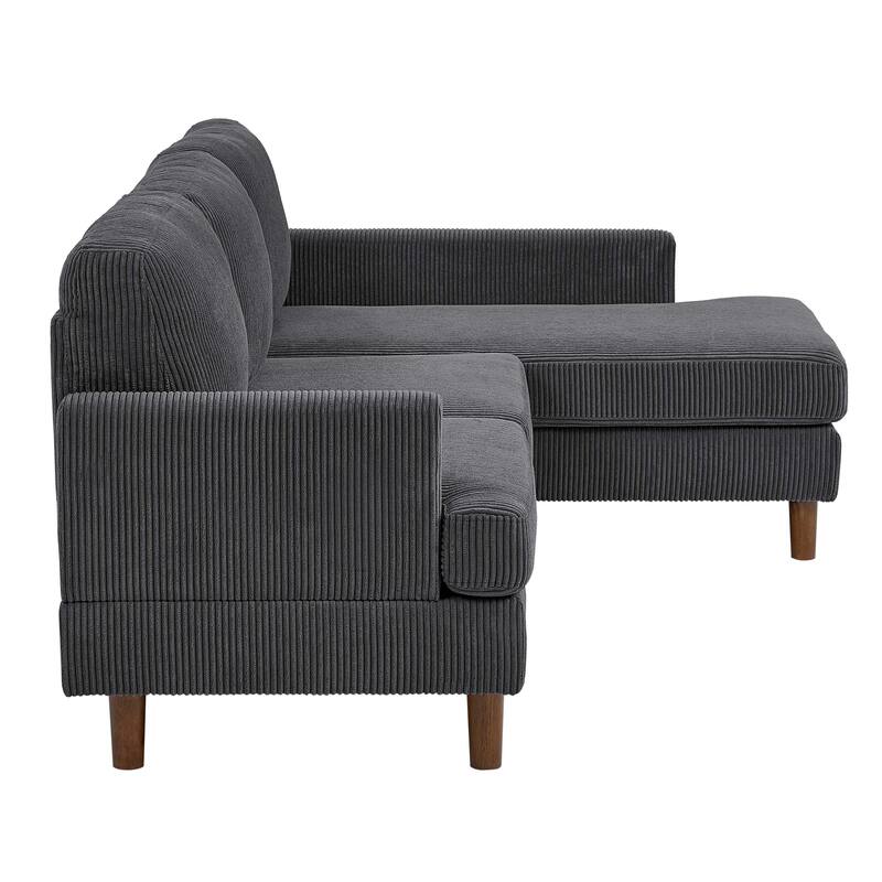 Modular L Shaped Sectional Sofa, 97" Wide Cloud Sofa Couch with Chaise