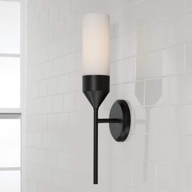 Devon 1-Light Sconce - 5"W x 19.75"H x 4.75"E