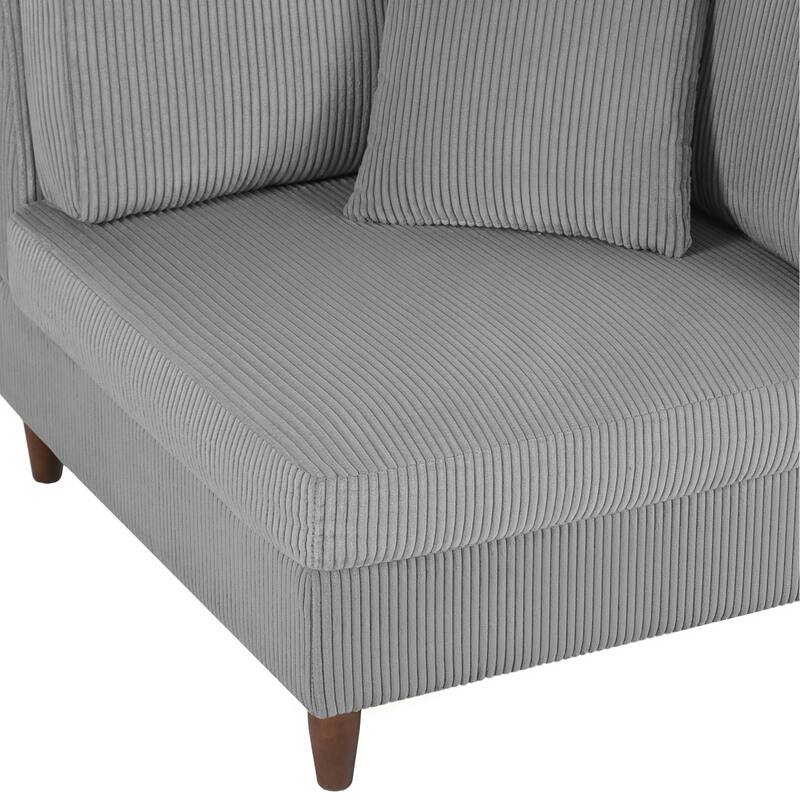 Multi-Combination Couch Modular Corduroy Sectional Sofa