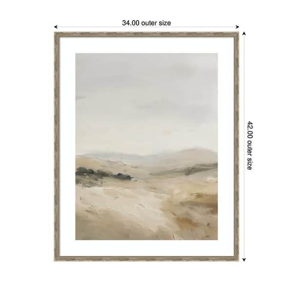 Kate and Laurel Fading Fields II by Amy Lighthall Framed Wall Art Print ...