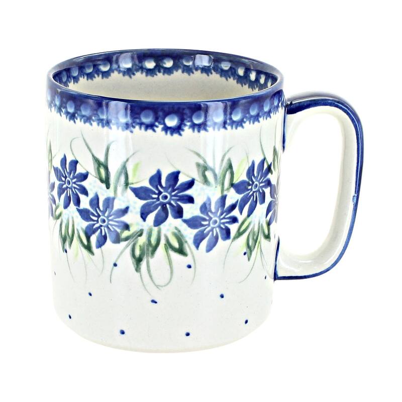 Blue Rose Polish Pottery Vena Mug - Sierra