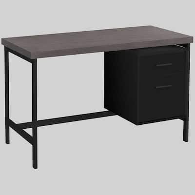 Contemporary 48" Computer Desk with File Storage, Left or Right Setup for Home Office