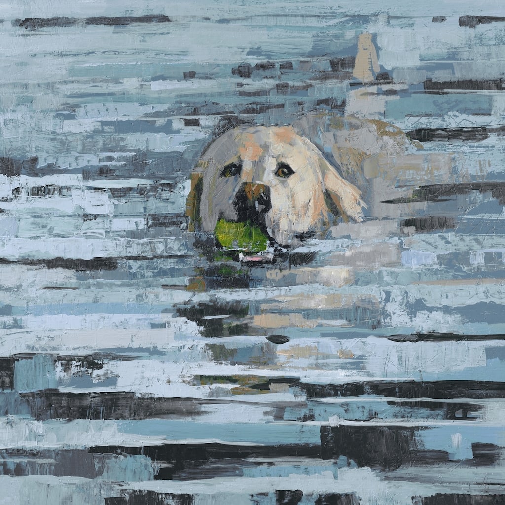 Stuck in the Hole Painting Print on Wrapped Canvas