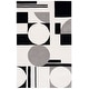 preview thumbnail 52 of 70, SAFAVIEH Handmade Rodeo Drive Frouwa Mid-Century Modern Wool Rug 5' x 8' - Grey/Black - Rectangle