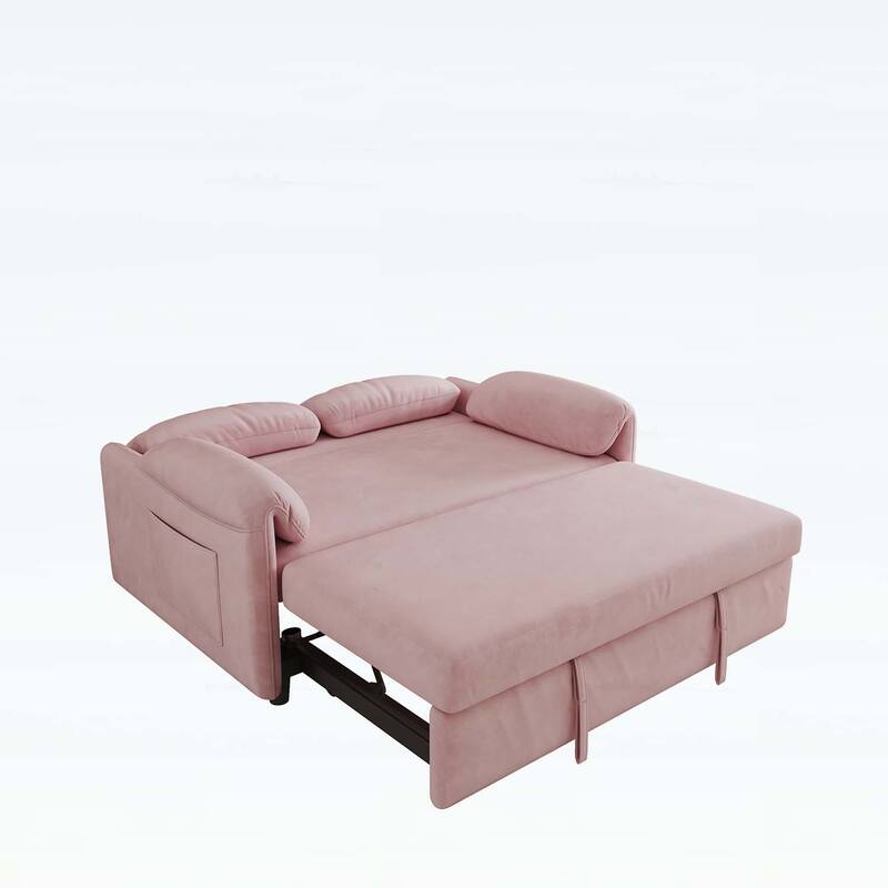 Sofa Centric Design: 54-Inch Sofa Bed with Dual Purpose - A Stylish Retractable Bed for Your Living Room