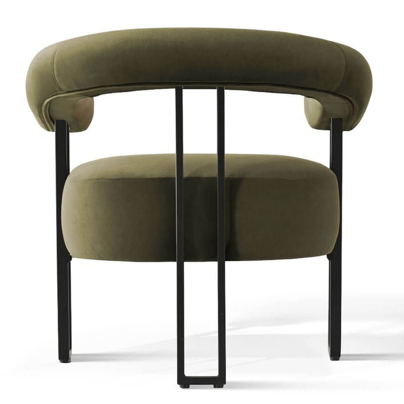 30" Wide Upholstered Velvet Accent Chair