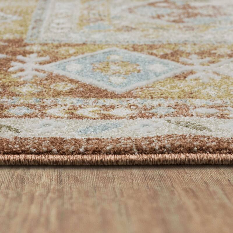 Karastan Staveley Terracotta Ornamental Area Rug
