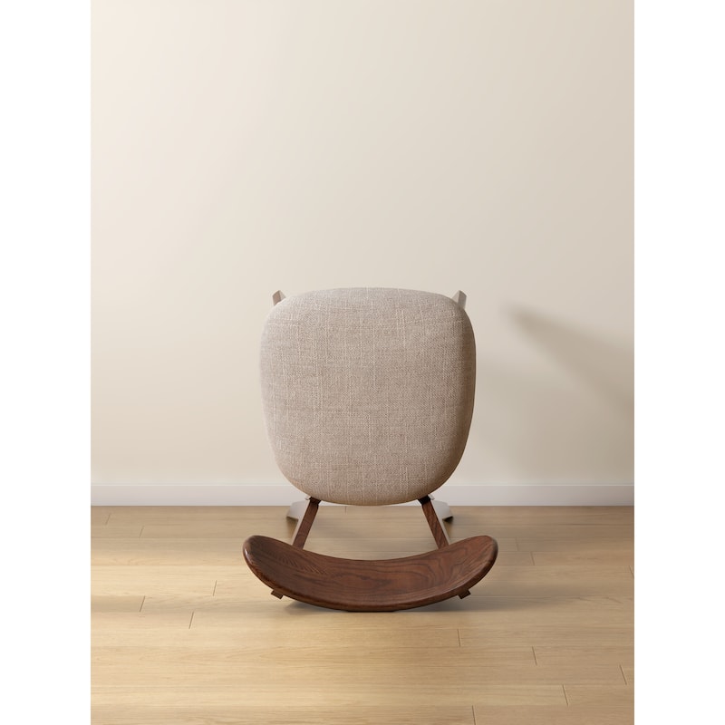 GDFStudio - Eliza Solid Oak Dining Chair with Comfortable Curved Back