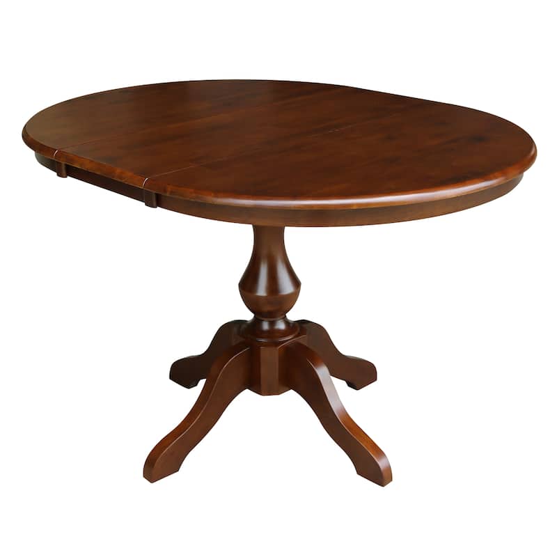 The Gray Barn Fairy Glen 36-in. Round Pedestal Table w/ 12-in. Leaf