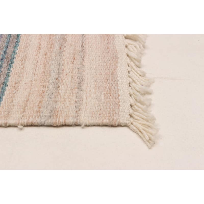 Boho Grey Kilim 4'11" x 8'2" - 4'11 x 8'2