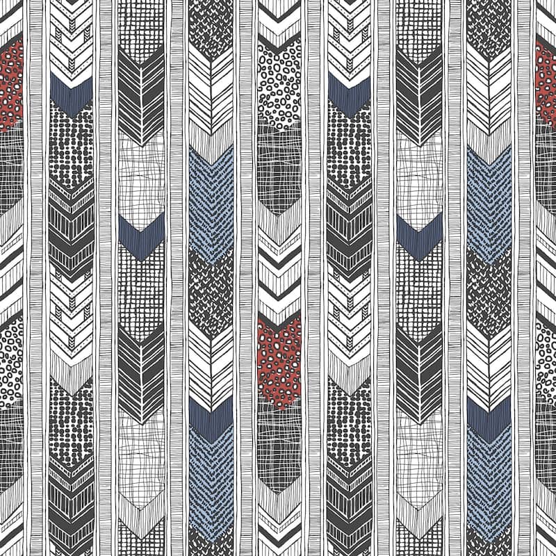 Galerie Wallcoverings Global Fusion Arrows Non-woven Matte Wallpaper Roll