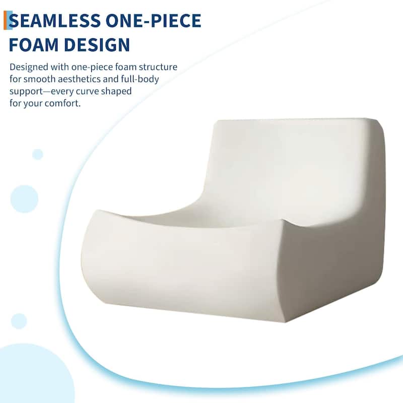 Bean Bag Chairs for Adults, Memory Foam Couch Single Sofa Chair