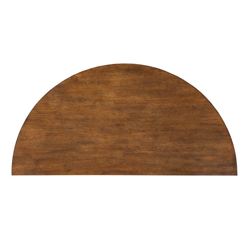 Kate and Laurel Solvay Wood and Metal Console Table - 36x18x29.75