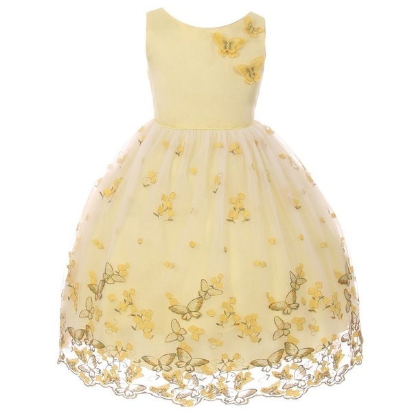 yellow easter dresses for toddlers