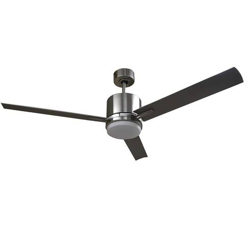 3-Blade Outdoor Ceiling Fan with Light Kit