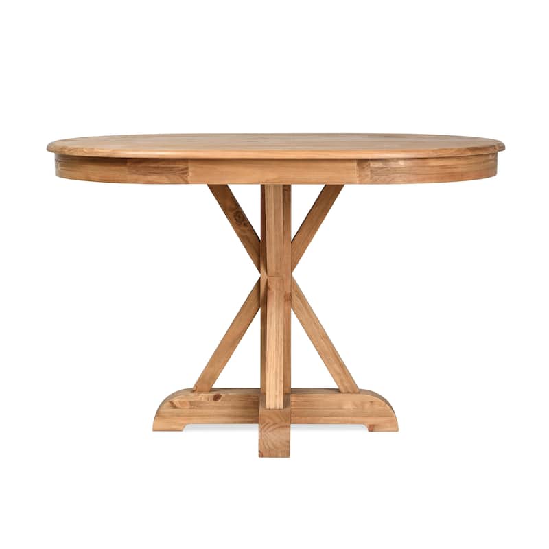 Maxwell Oval Pine Wood Dining Table by Kosas Home