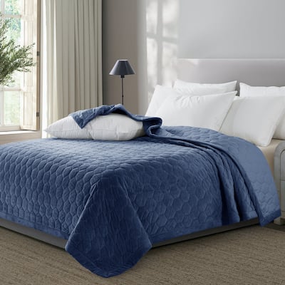 Reversible Mini Honeycomb Down Alternative Blanket Twin