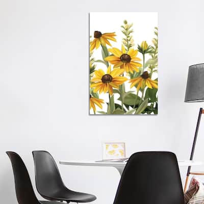 iCanvas "Summer Susans" by House Fenway Canvas Print