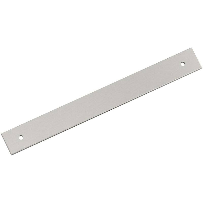Amerock BP37765 Ladera 8-7/8" Backplate for 7-9/16" Center to Center - Satin Nickel