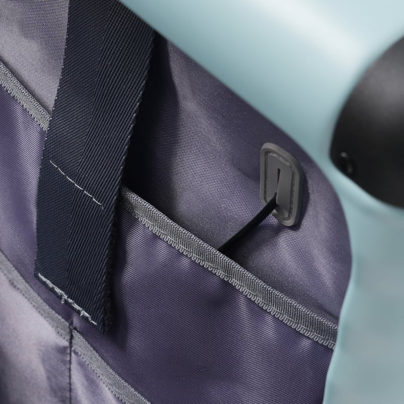 5 Piece ABS Hardside Lightweight Expandable Carry on Suitcase with Spinner Wheels TSA Lock USB Port Cup Holder and Toiletry Bag