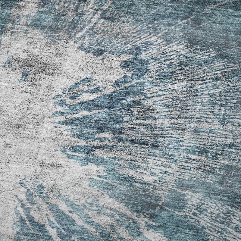 Premium Machine Washable Abstract Modern Sherpa Throw Blanket