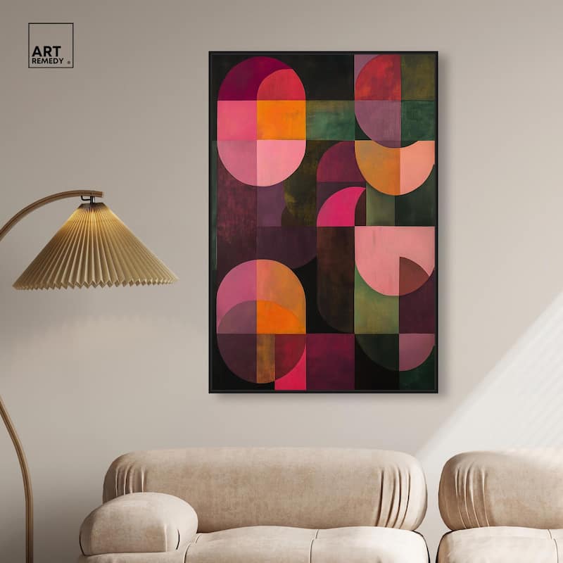 Bauhaus Romance Canvas by Art Remedy