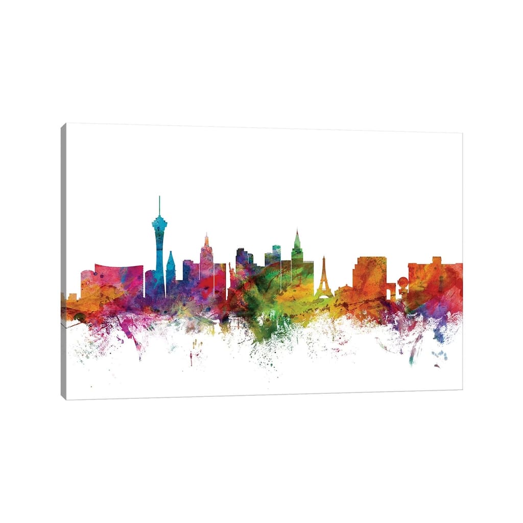 iCanvas "Las Vegas, Nevada Skyline" by Michael Tompsett Canvas Print