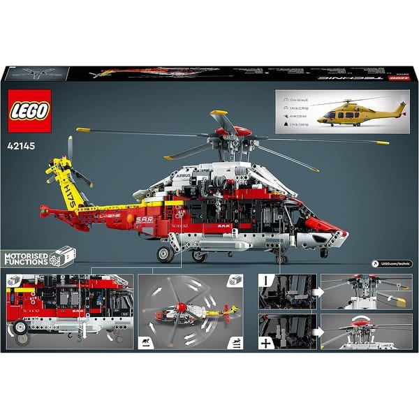 42145 Airbus H175 Rescue Helicopter Building Set, 2001 Pieces 