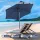 preview thumbnail 84 of 101, Autlaycil 7.5FT Solar Patio Umbrella with Base and Tilt,Crank