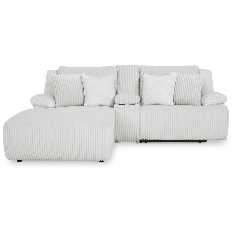 Signature Design by Ashley Top Tier 3-Piece Reclining Sectional with Chaise - 105"W x 74"D x 41"H