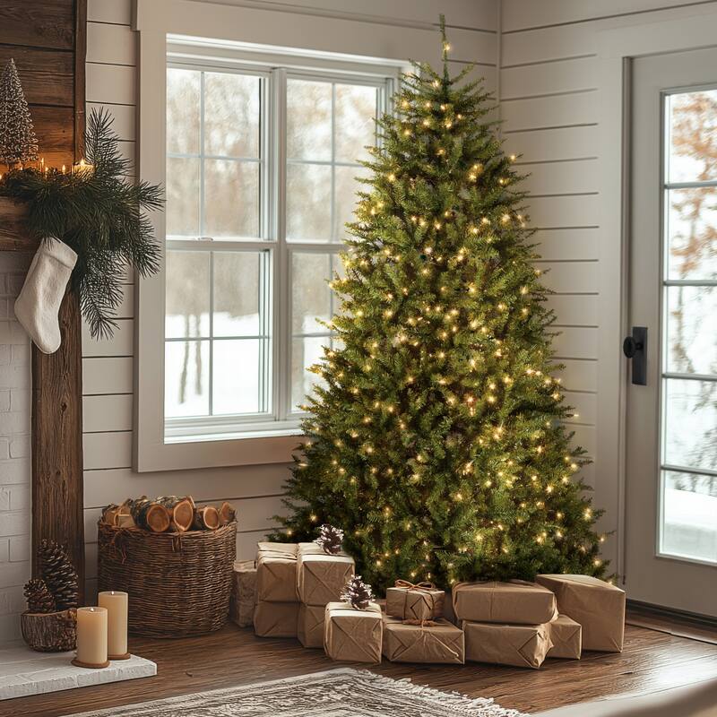 National Tree Company 7.5 ft. Fir Pre-lit or Unlit Artificial Christmas Tree - 7.5 Foot
