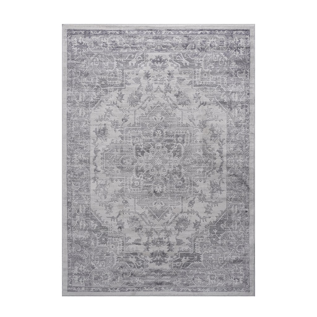 LOOM & LUXE Collection Oriental Non-Shedding Area Rug