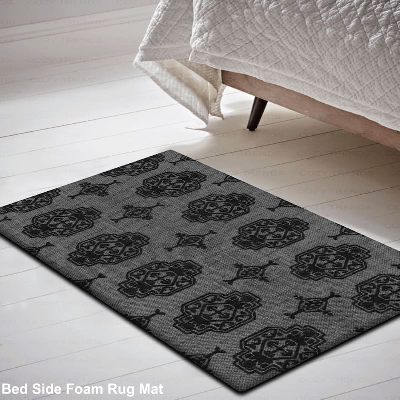 Handwoven Anti Fatigue Cushioned Standing Cotton Doormat/Bathroom/ Kitchen Mat 18"x30"