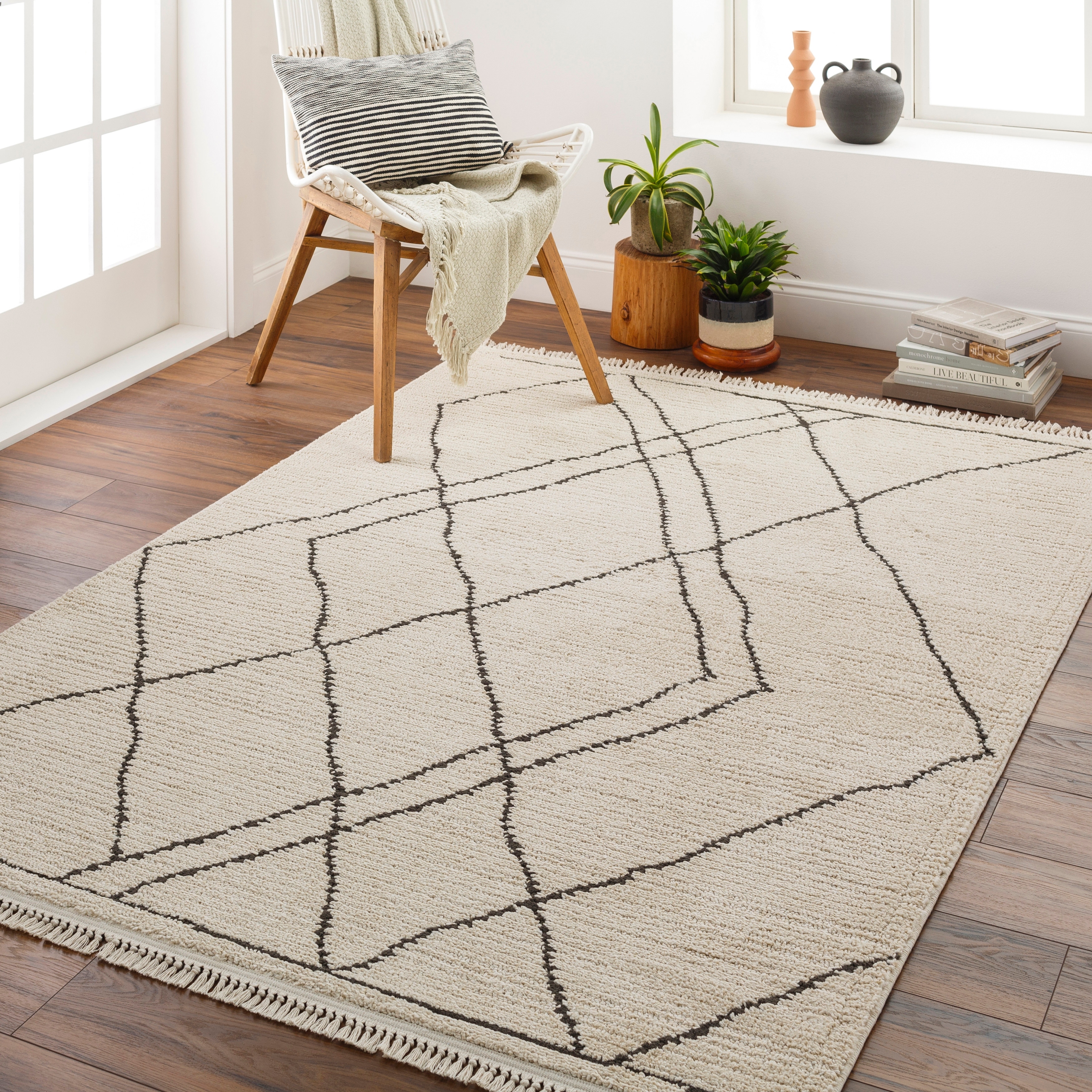 Livabliss Berlin Nordic Geometric Area Rug