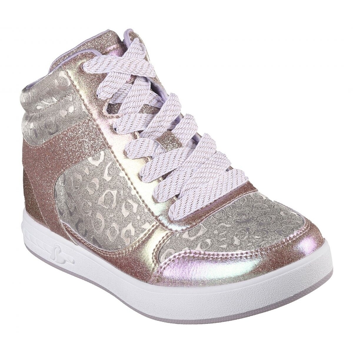 skechers rose gold high tops