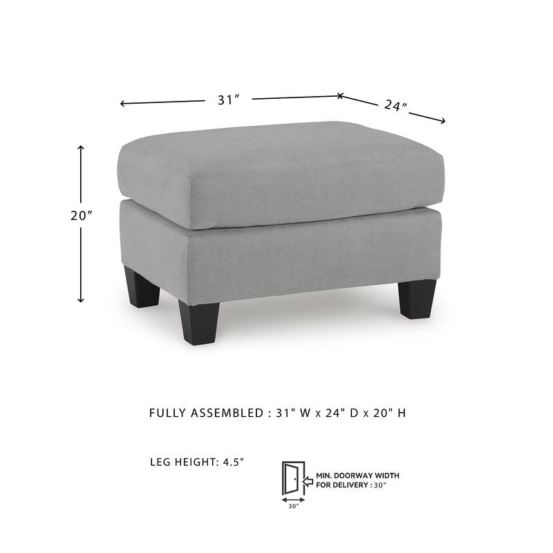 Signature Design by Ashley Adlai Gray Ottoman