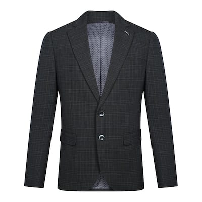 Tahari Slim Fit Plaid Blazer