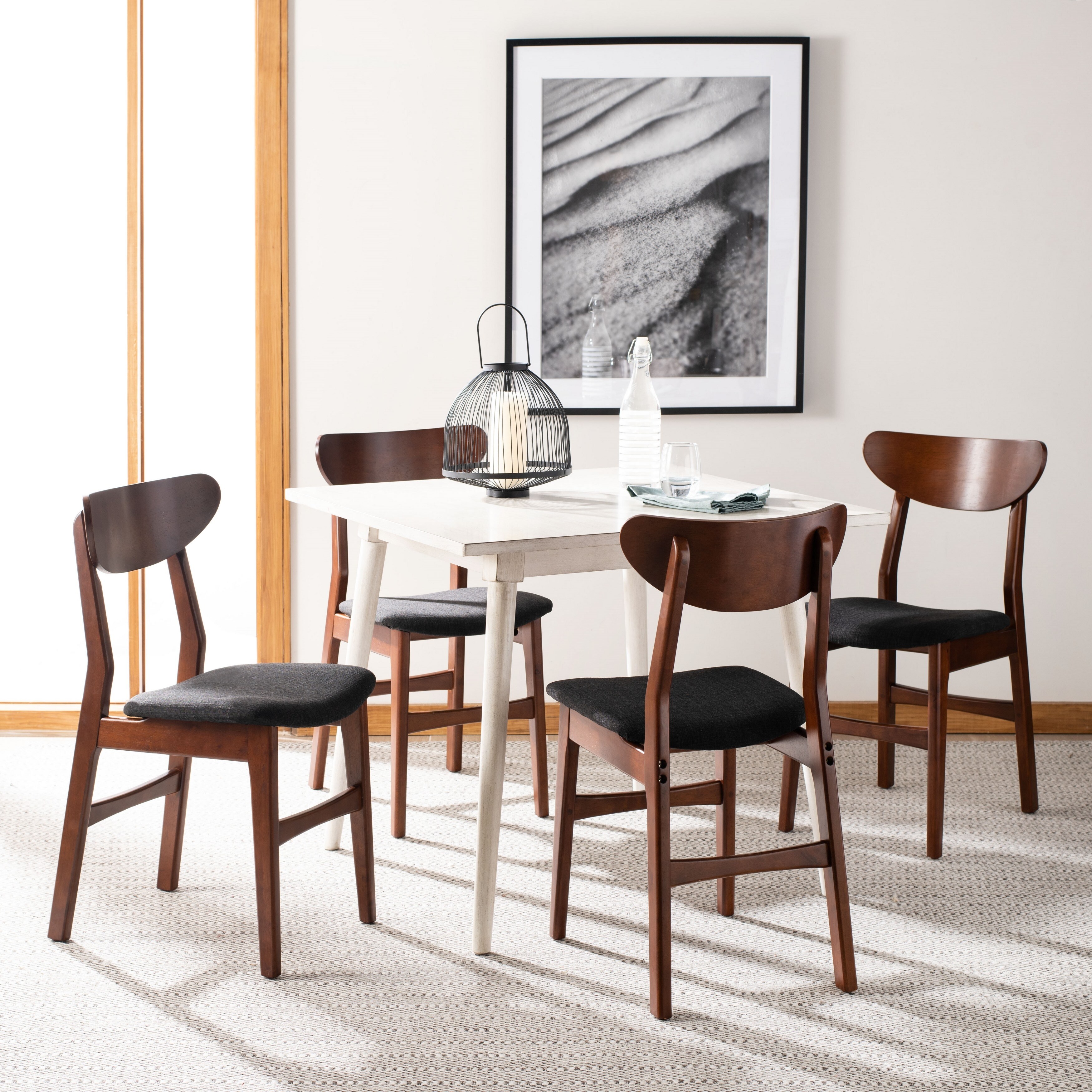 Shop Safavieh Lucca Retro Dining Chair Set Of 2 17 3 X 20 8